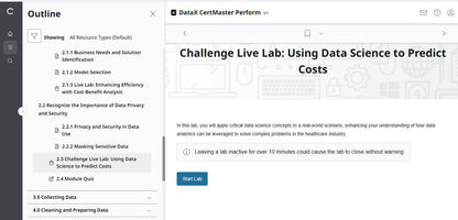 CompTIA DataX CertMaster Perform (V1)