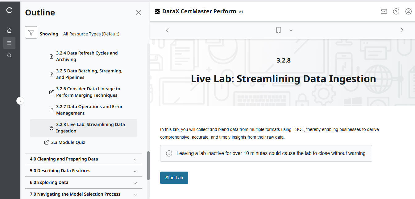 CompTIA DataX CertMaster Perform (V1)