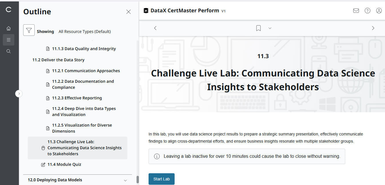 CompTIA DataX CertMaster Perform (V1)